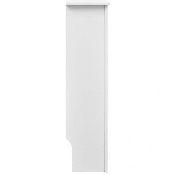 Cubiertas para radiador 2 unidades MDF blanco 152 cm M 3