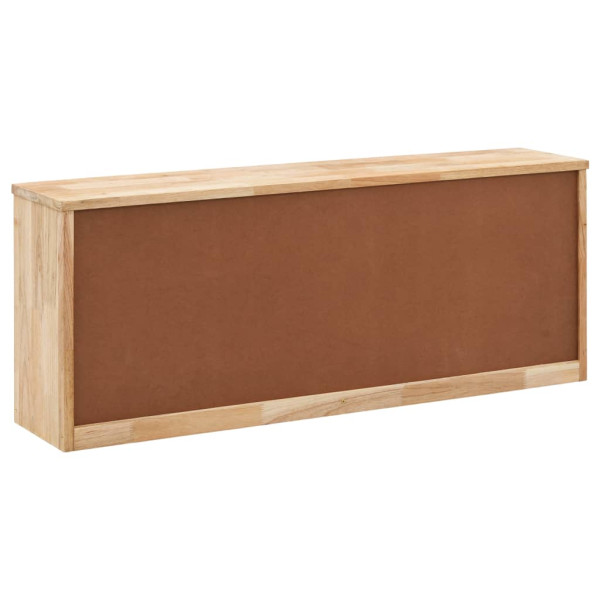 Banco zapatero de madera maciza de nogal 94x20x38 cm M 4
