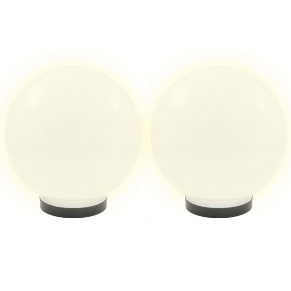 Lámparas de bola LED 4 unidades esféricas PMMA 25 cm M 3