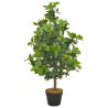 Planta loureiro artificial com vaso 90 cm verde 1