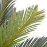 Planta artificial palmera cica con macetero 90 cm verde 2