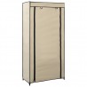 Sapateira com cobertura 58x28x106 cm tecido cor creme 1