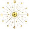 Reloj de pared de metal dorado 70 cm 2