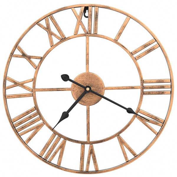 Reloj de pared de metal dorado 40 cm D