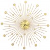 Reloj de pared de metal dorado 70 cm 1