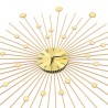 Reloj de pared de metal dorado 70 cm 3