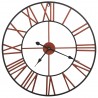 Reloj de pared de metal rojo 58 cm 2