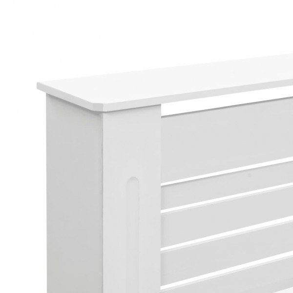 Cobertura de radiador 152x19x81.5 cm MDF branco M 5