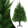 Árbol de Navidad artificial hojas realistas verde 120 cm 1