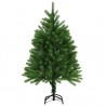 Árvore de Natal artificial agulhas realistas 120 cm verde 3