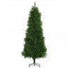Árbol de Navidad artificial hojas realistas verde 240 cm 3