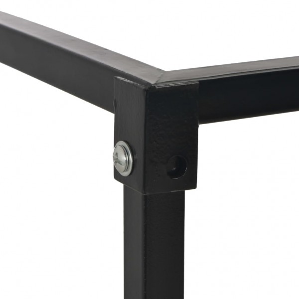 Leñero con base acero negro 37x37x113 cm M 4