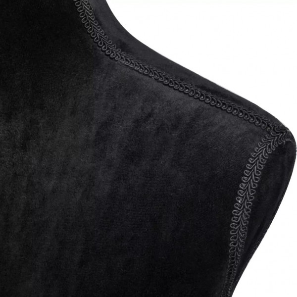Maniquí de busto de mujer de modista negro M 3