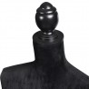 Maniquí de busto de mujer de modista negro 4