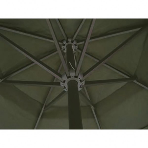 Sombrilla verde de aluminio 500 cm M 3
