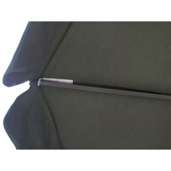 Sombrilla verde de aluminio 500 cm M 4