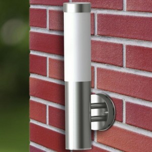 Lámpara de pared RVS para interior y exterior impermeable H