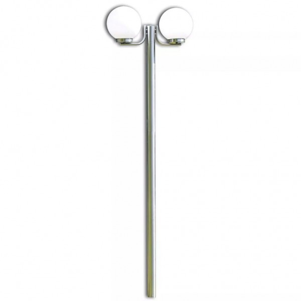 Poste de luz para jardim com 2 lâmpadas 220 cm M 2