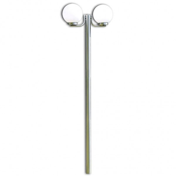 Poste de luz para jardim com 2 lâmpadas 220 cm M 3