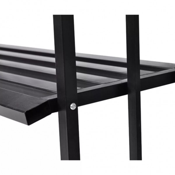 Arco para rosas com banco jardim M 4