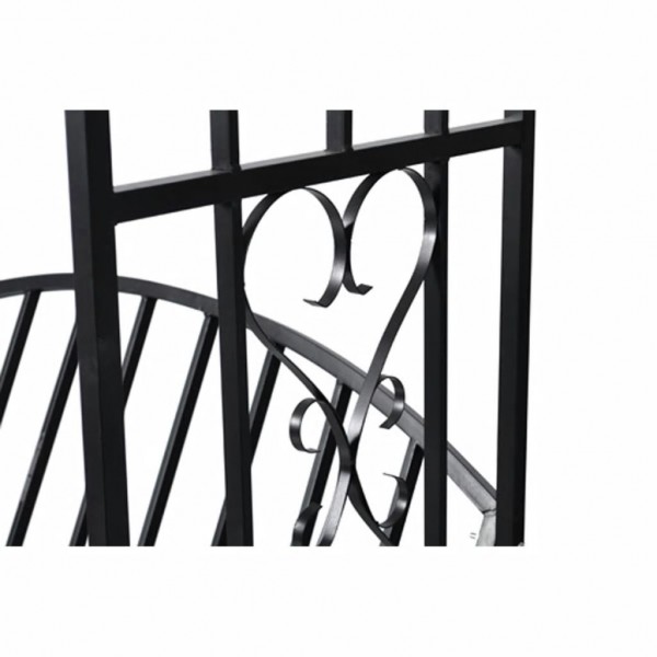 Arco para rosas com banco jardim M 5