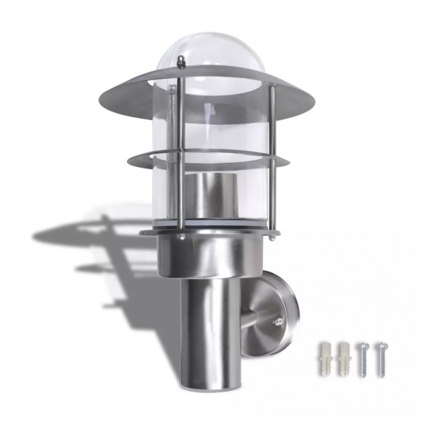 Lámpara de pared de exterior de acero inoxidable M 4