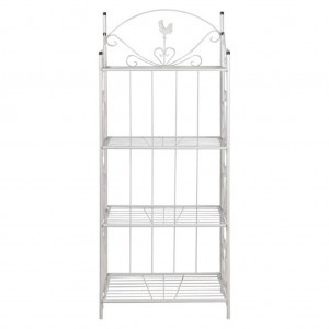 Suporte quadrado para planta / Branco H