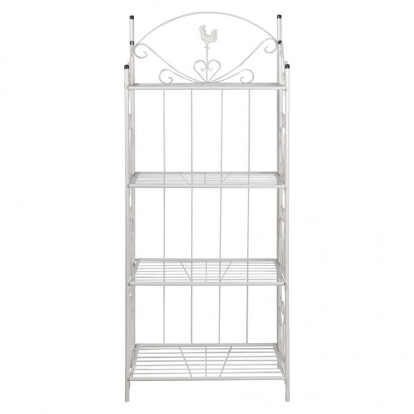 Suporte quadrado para planta / Branco M 2