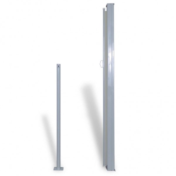 Toldo lateral de jardín o terraza 160x300 cm negro M 3