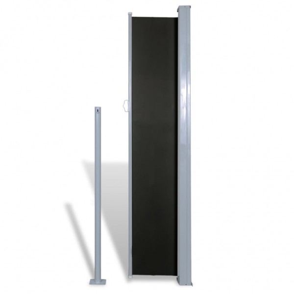 Toldo lateral para pátio/terraço 160 x 300 cm preto M 5