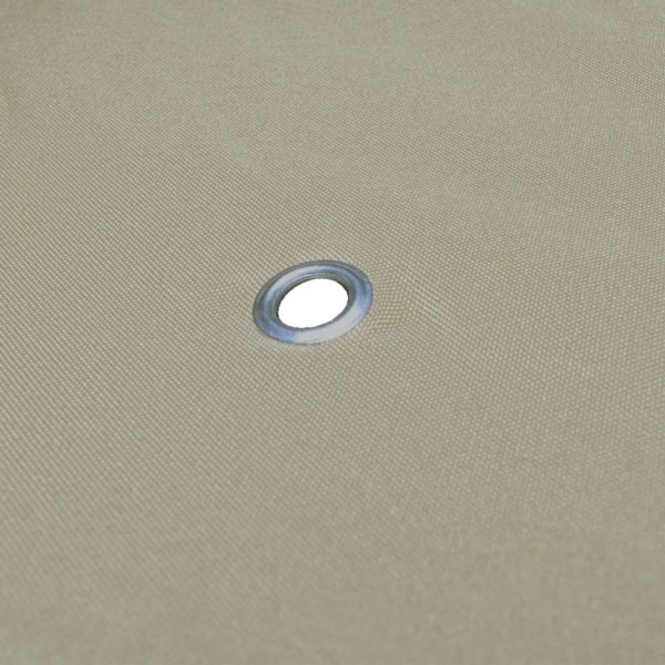 Cubierta de repuesto de cenador 310 g/m² beige 3x3 m M 2