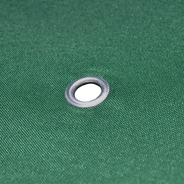 Cubierta de repuesto de cenador 310 g/m² verde 3x3 m M 2