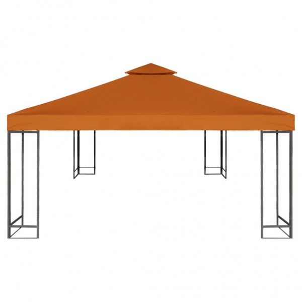 Cobertura de substituição p/ gazebo 310 g/m² 3x3 m laranja M 4