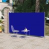 Toldo lateral de jardín o terraza azul 160x300 cm 1