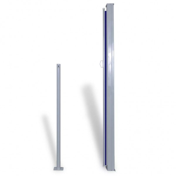 Toldo lateral de jardín o terraza azul 160x300 cm M 3