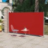 Toldo lateral de jardín o terraza 160x300 cm rojo 1