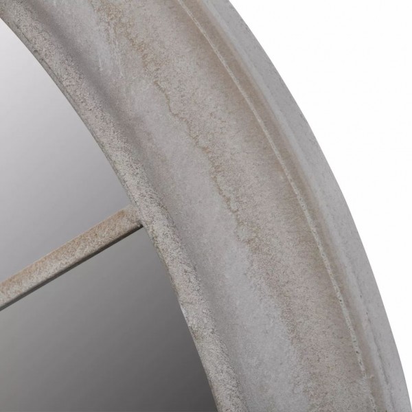 Espelho jardim rústico arqueado 69x89cm uso interior/exterior M 3