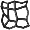Conjunto de 2 moldes de pavimento para jardim 42 x 42 x 4 cm 3