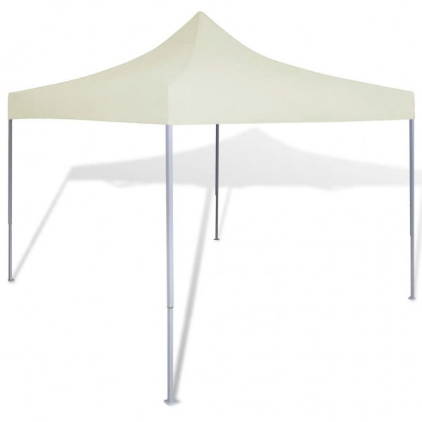 Carpa tienda plegable crema 3x3 m D