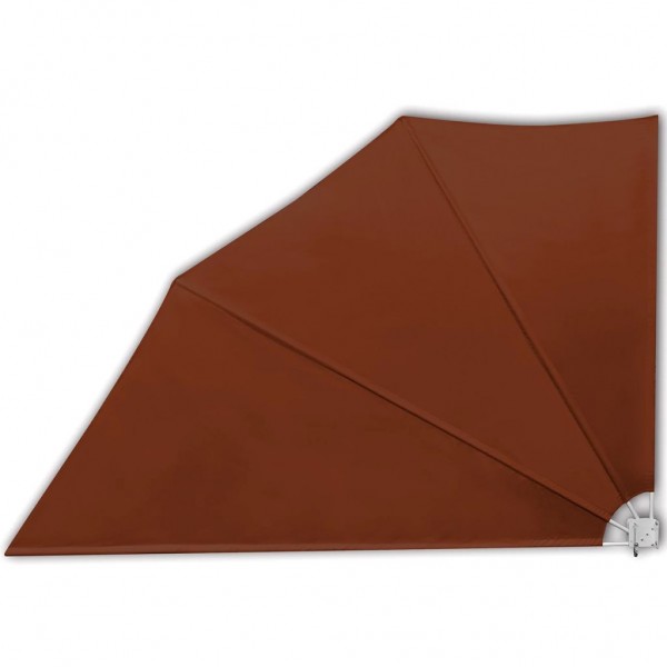 Toldo lateral dobrável para varanda 160x240 cm terracota M 3