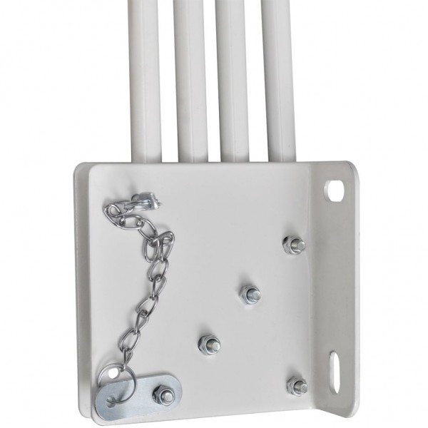 Toldo lateral dobrável para varanda 160x240 cm terracota M 5