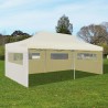 Carpa plegable Pop-up crema 3x6 m 1