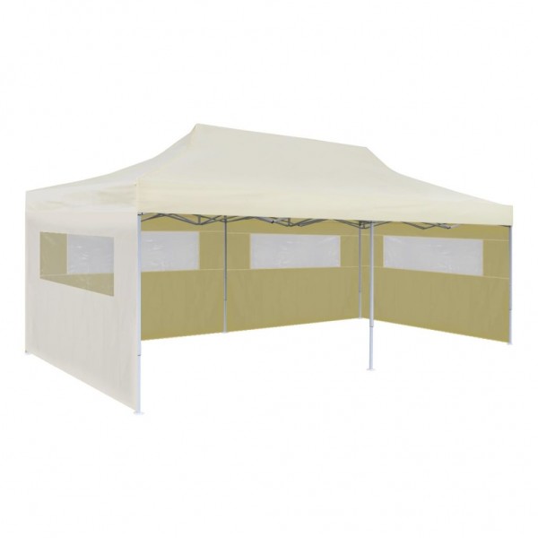 Carpa plegable Pop-up crema 3x6 m M 2