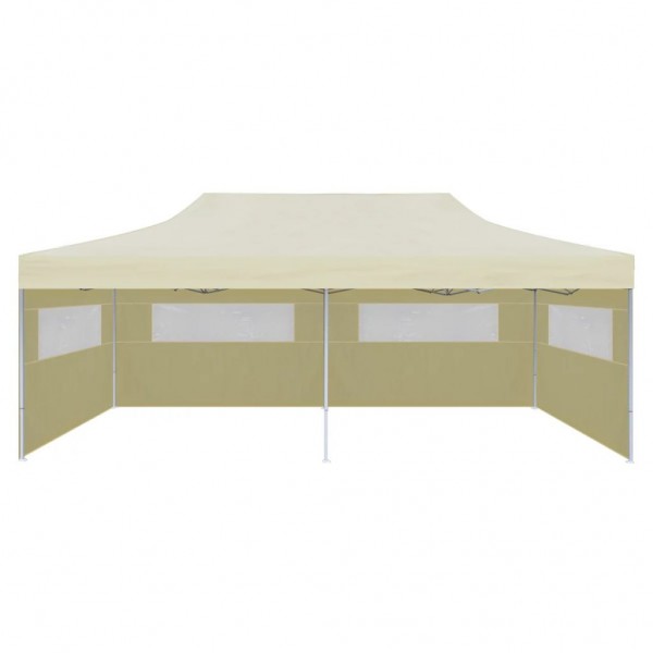 Tenda para festas pop-up dobrável 3 x 6 m creme M 3