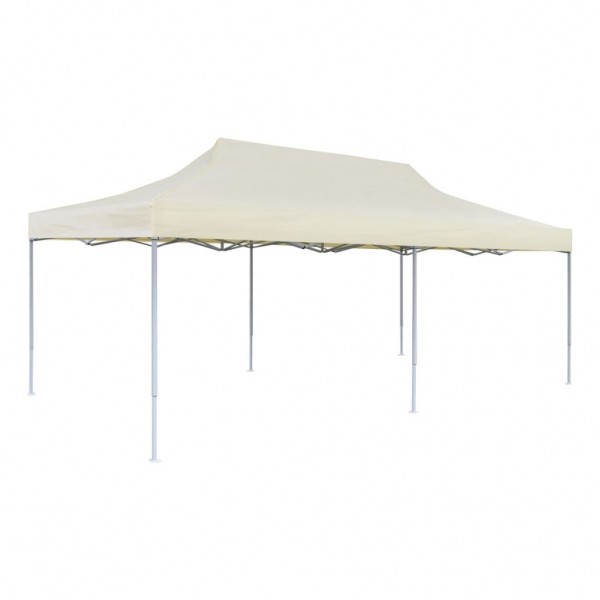 Tenda para festas pop-up dobrável 3 x 6 m creme M 4