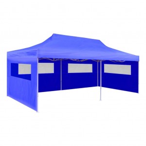 Carpa plegable pop-up azul 3x6 m H