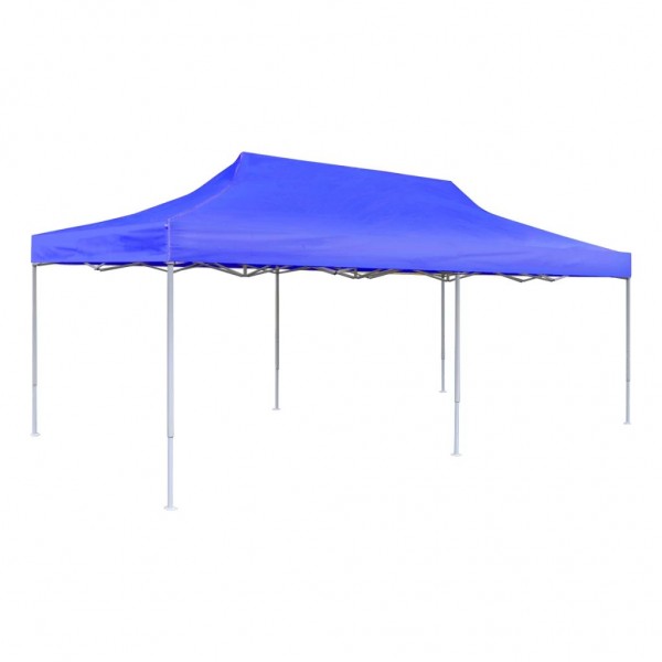 Tenda pop-up dobrável 3 x 6 m azul M 4