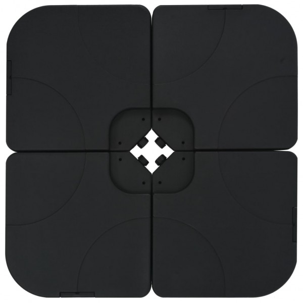 Base de sombrilla postátil arena/agua 60 l D