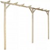 Pergola de jardim de madeira 200x40x205 cm 1