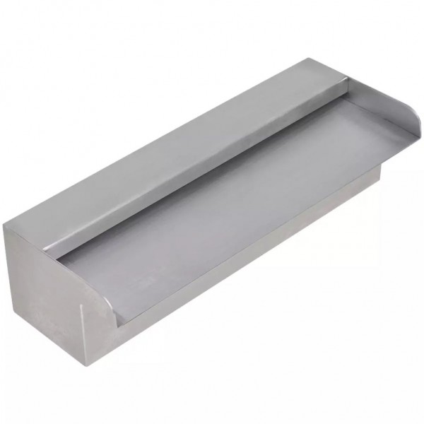 Fonte para piscina retangular 30 cm aço inoxidável M 2